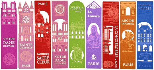 marque-pages Paris monuments